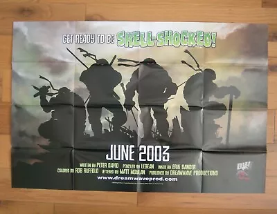 Buy Teenage Mutant Ninja Turtles TMNT Dreamwave DW Comics Original Poster 2003 • 50£