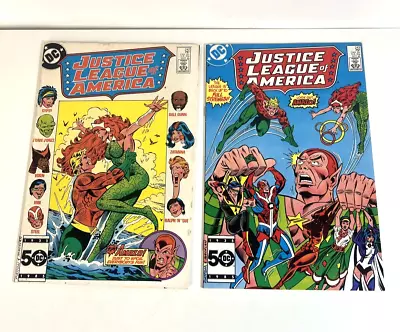 Buy DC Comics Justice League Of America #242 & #243 (2 Comic Lot) Aquaman & Mera • 6.19£