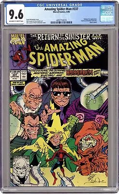 Buy Amazing Spider-Man #337 CGC 9.6 1990 4097718019 • 87.38£