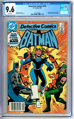 Buy Detective Comics 554 CGC Graded 9.6 NM+ Newsstand DC Comics 1985 • 48.65£