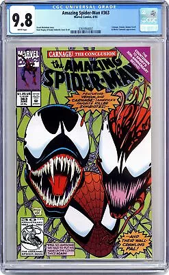 Buy Amazing Spider-Man #363 CGC 9.8 1992 3765954007 • 178.72£