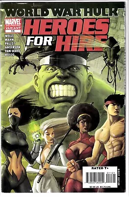 Buy Heroes For Hire #11 Variant World War Hulk Marvel Comics • 4.99£