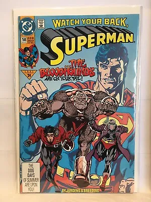 Buy Superman (Vol 2) #58 VF/NM 1st Print DC Comics • 2.99£