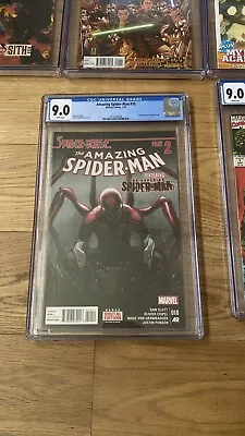 Buy Marvel Amazing Spider-Man 10 1st App Spider-Punk Spider-verse Film Sony CGC 9.0 • 110£