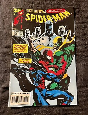 Buy Spider-Man #43 Marvel 1993 Storm Warnings Finale Iron Fist (RARE) • 123.29£