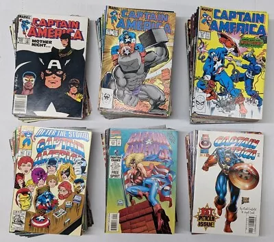Buy CAPTAIN AMERICA #290-454 Huge 165 Issue Complete Comic Book Run Lot + Vol 2 1-13 • 197.09£