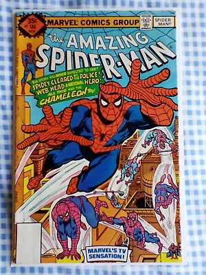 Buy Amazing Spider-Man 186 (1978) Chameleon App, Cents. Whitman Variant • 18.99£