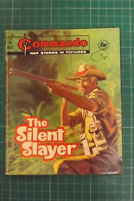 Buy COMMANDO COMIC WAR STORIES IN PICTURES No.844 THE SILENT SLAYER GN1386 • 7.99£
