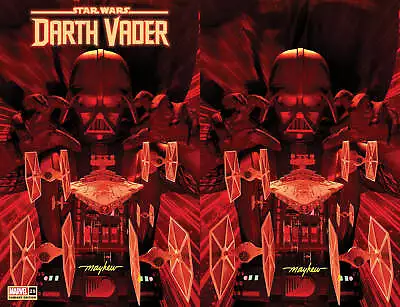 Buy STAR WARS: DARTH VADER #25 Mike Mayhew Studio Variant Set A&B Signed With COA  • 75.95£