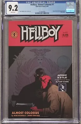Buy Hellboy: Almost Colossus 1997 Gradato Cgc 9.2 Dark Horse Comics USA • 94.99£