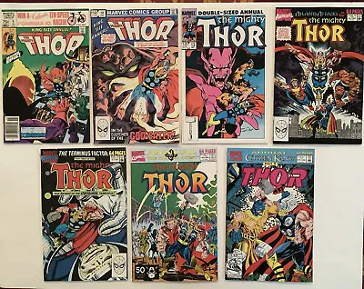 Buy Thor Annual Lot Of 7~ #9-10, 13-17 ~ 1981 - 1992 Marvel ~ B& B ~ Vf To Nm+ • 33.98£