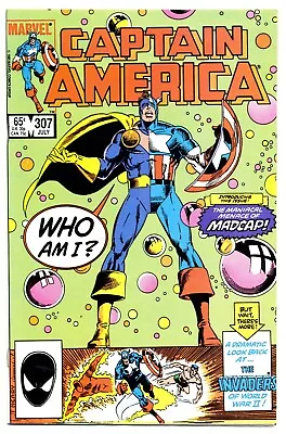Buy CAPTAIN AMERICA #307 F, 1st Madcap, Marvel Comics 1985 • 15.81£