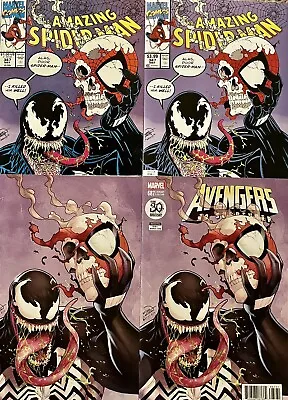 Buy Amazing Spider-man (#347) 1st Print & Facsimile + Homages Key Iconic Cover Set • 78.85£