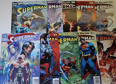 Buy Superman 10 Issue Set #202, #206-#214 Dc Comics 2004 • 18.99£