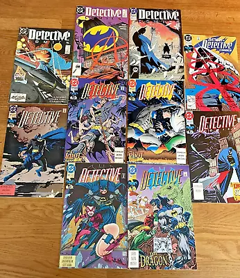 Buy 10 Batman Detective Comics 1980's & 90s  DC Comics  - Job Lot Bundle Comics • 25£