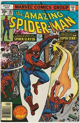 Buy Amazing Spider-Man #167  (Marvel 1963 Series)  VFN • 29.95£