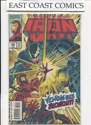 Buy Invincible Iron Man #302 - Venom - (vf/nm) Marvel • 19.95£