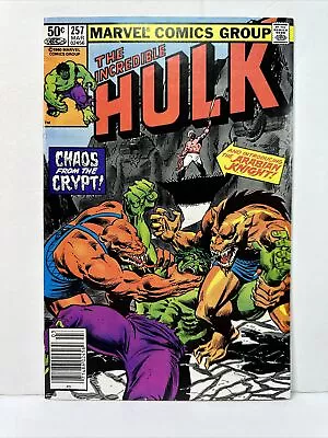 Buy The Incredible Hulk #257 1981 Marvel Comics 1st Appearance The War Wagon VF+ 8.5 • 7.17£