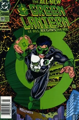 Buy Green Lantern #51 Newsstand Cover (1990-2004) DC Comics • 14.07£