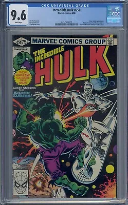 Buy Incredible Hulk #250 Cgc 9.6 Silver Surfer Fantastic Four Sub-mariner Wht Pgs • 181.40£