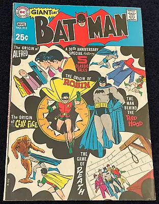 Buy Batman #213 (Aug 1969) ✨ 30th Anniversary Special ✔ Superman DC Comics Giant • 31.55£