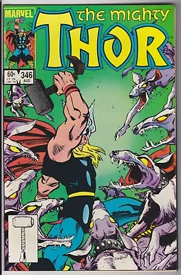 Buy The Mighty Thor #346  Simonson 1984 VERY HIGH GRADE Raw!!  W-OW Pages • 4.80£