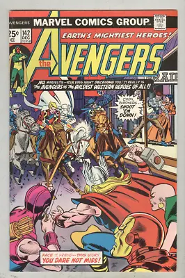 Buy Avengers #142 December 1975 FN Marvel Western Heroes • 4.73£