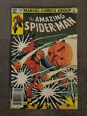 Buy Amazing Spider Man #244 (RAW 8.5 MARVEL 1983) 1st Cameo Lefty Donovan. Hobgoblin • 59.96£