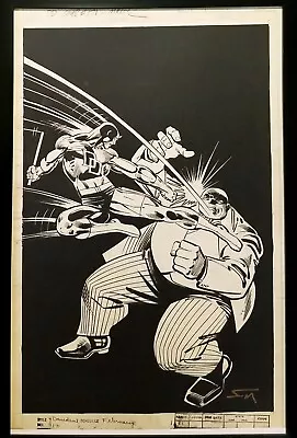 Buy Daredevil #171 By Frank Miller 11x17 FRAMED Original Art Poster Marvel Comics • 47.46£