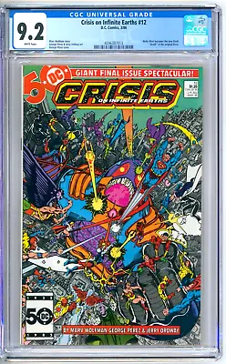Buy Crisis On Infinite Earths 12 CGC Graded 9.2 NM- DC Comics 1986 • 23.62£