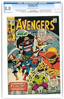 Buy Avengers #88 (May 1971, Marvel Comics) CGC 8.0 VF | 1199282026 • 79.94£
