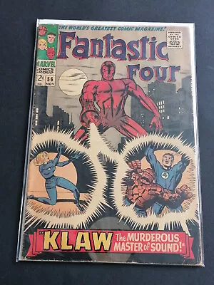 Buy Fantastic Four #56 - Marvel Comics - November 1966 - 1st Print • 38.81£