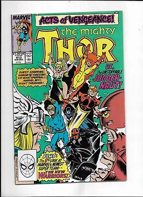 Buy Marvel Comics ~ The Mighty Thor ~  # 412  (1989)  VF+ Direct • 14.29£