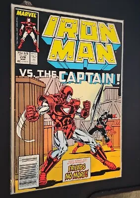 Buy Iron Man #228 Comic Marvel 1988 Vs The Captain! • 3.94£
