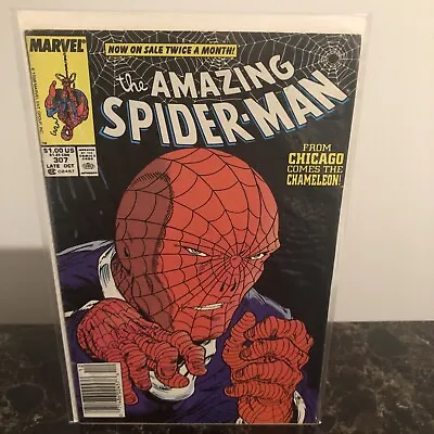 Buy Amazing Spider-man #307 Marvel Comics 1988 Newsstand Todd Mcfarlane Cover • 14.59£