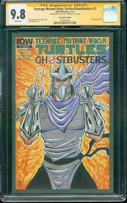 Buy Teenage Mutant Ninja Turtles 2 Ghostbusters CGC SS 9.8 Shredder Art Sketch 11/14 • 202.72£