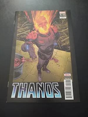 Buy Thanos #15 3rd Print Variant Cover 1st Cameo Silver Surfer As Fallen One  2018 • 11.89£