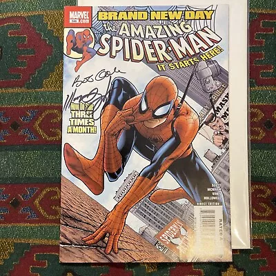 Buy Amazing Spider-Man #546 VF/NM SIGNED Bob Gale Mark Guggenheim 1st Mr. Negative • 19.71£