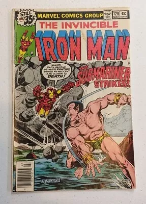 Buy Iron Man #120 Comic Book 1979 1st Appearance Justin Hammer Layton Romita Namor  • 30.34£