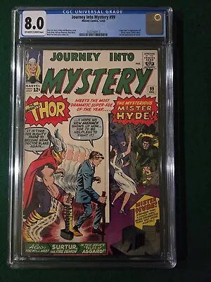 Buy Journey Into Mystery 99 CGC 8.0 Early Thor 1st Mister Hyde, 1st Surtur • 518.89£