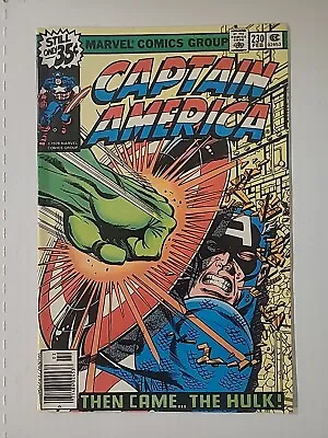 Buy Captain Ametica 230 - Layton - Hulk Cover 1978 Newsstand • 36.03£