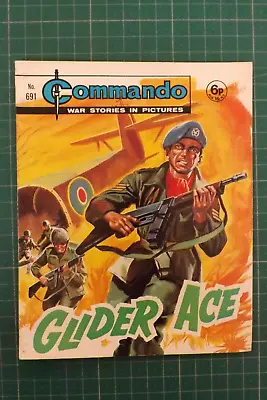 Buy COMMANDO COMIC WAR STORIES IN PICTURES No.691 GLIDER ACE GN662 • 9.99£