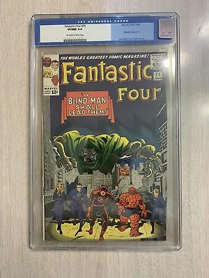 Buy Fantastic Four 39 Cgc 9.0 Vf/nm Kirby Daredevil Hot Key Classic Cover Dr. Doom! • 959.42£