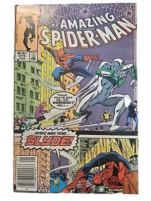 Buy Amazing Spider-Man #272 Newsstand Variant 1st Appearance Slyde! Marvel 1986 • 7.90£