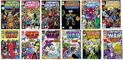 Buy Infinity Gauntlet - Infinity War #1 - 6 - Both Series Complete  12 Marvel Comics • 78.28£