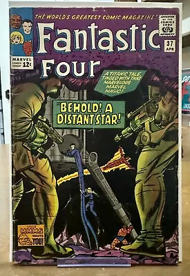 Buy Fantastic Four #37 Stan Lee Jack Kirby (Marvel Comics 1965) • 24.10£