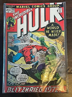 Buy The Incredible Hulk #155, Marvel Comics (VF) - First Appearance Shaper Of World • 34.66£