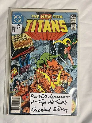 Buy New Teen Titans 5 VG/F Newsstand 1980 1st Trigon The Terrible, George Perez • 6.34£