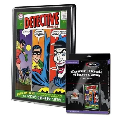 Buy Case Of 25 BCW UV Protected Silver Age Comic Book Wall Mountable Showcases • 284.50£