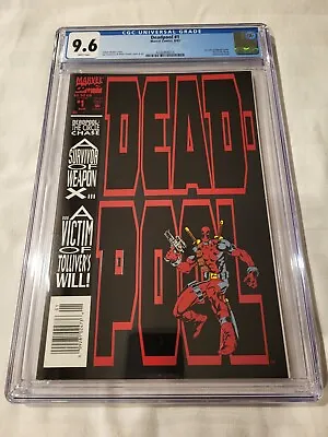 Buy Deadpool The Circle Chase #1 CGC 9.6 Marvel MCU  8/1993 Ultra RARE Newsstand • 275.13£